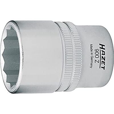 Hazet 900AZ-1.1/8 47 mm 12-punktowe gniazdo profilowe trakcyjne chromowane/polerowane Hazet 900AZ-1.1/8 47 mm 12-punktowe gniazdo profilowe trakcyjne chromowane/polerowane