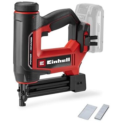 Einhell TE-CN 18/32 Li-Solo Power X-Change zszywacz akumulatorowy (18 V, 20 uderzeń/min, zszywki 25 mm, gwoździe maks. 32 mm, z 300 zszywkami/300 gwoździami, bez akumulatora) Einhell TE-CN 18/32 Li-Solo Power X-Change zszywacz akumulatorowy (18 V, 20 uderzeń/min, zszywki 25 mm, gwoździe maks. 32 mm, z 300 zszywkami/300 gwoździami, bez akumulatora)