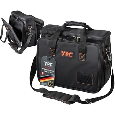 YPC Torba narzędziowa Operator XL – praktyczna torba na ramię, przenośna torba do przechowywania, wodoodporna, odporna na rozdarcie, pasek do noszenia lub regulowany pasek na ramię, czarna, 40 x 32 x YPC Torba narzędziowa Operator XL – praktyczna torba na ramię, przenośna torba do przechowywania, wodoodporna, odporna na rozdarcie, pasek do noszenia lub regulowany pasek na ramię, czarna, 40 x 32 x