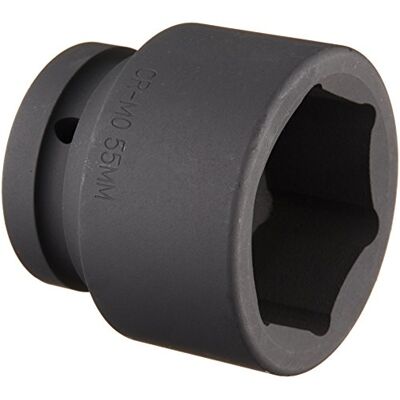 Sunex 555M 1-calowy standardowy napęd 6-punktowy metryczny gniazdo udarowe, 55 mm Sunex 555M 1-calowy standardowy napęd 6-punktowy metryczny gniazdo udarowe, 55 mm