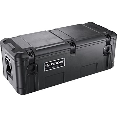 Pelican Cargo Case BX135 skrzynka narzędziowa do ciężarówki, bagażnik dachowy i łóżko ciężarówki, pokrowiec Overland, wodoodporny schowek do użytku na zewnątrz (czarny), czarny -, Cargo Pelican Cargo Case BX135 skrzynka narzędziowa do ciężarówki, bagażnik dachowy i łóżko ciężarówki, pokrowiec Overland, wodoodporny schowek do użytku na zewnątrz (czarny), czarny -, Cargo