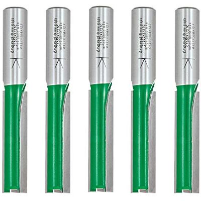 Trend Frez do blatów kuchennych TCT 1/2" trzpień Ø12,7/50 mm 5 szt. Precyzyjne dopasowanie blatów: Ø12,7 mm, długość 50 mm, trzpień 1/2", 5 szt., CR/KFP/4, TCT Trend Frez do blatów kuchennych TCT 1/2" trzpień Ø12,7/50 mm 5 szt. Precyzyjne dopasowanie blatów: Ø12,7 mm, długość 50 mm, trzpień 1/2", 5 szt., CR/KFP/4, TCT
