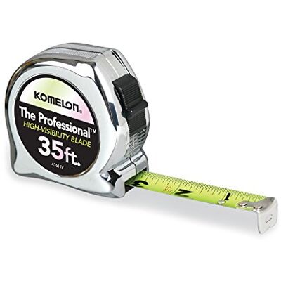 Komelon Profesjonalna taśma miernicza 435HV o wysokiej widoczności, 90 cm x 3 cm, chromowana Komelon Profesjonalna taśma miernicza 435HV o wysokiej widoczności, 90 cm x 3 cm, chromowana