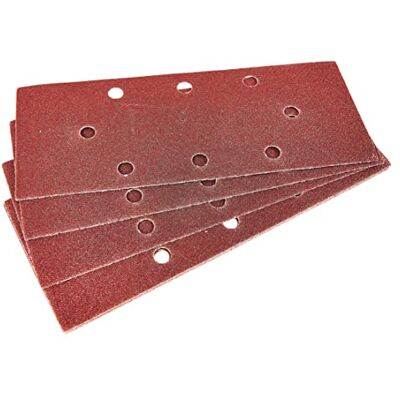 Amtech V4005 P80 ziarnistość 1/3 arkusz zestaw szlifierski, 10 arkuszy szlifierskich, 93 mm x 230 mm Amtech V4005 P80 ziarnistość 1/3 arkusz zestaw szlifierski, 10 arkuszy szlifierskich, 93 mm x 230 mm