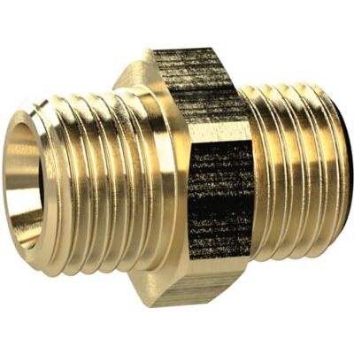 RIEGLER Złączka z podwójnym gwintem, gwint zewn. G1/2" x G1/2", rozmiar klucza 24mm RIEGLER Złączka z podwójnym gwintem, gwint zewn. G1/2" x G1/2", rozmiar klucza 24mm