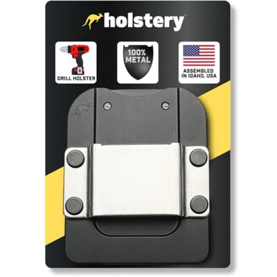 Holstery DriverMaster Pro uchwyt na wiertarkę, prosty uchwyt na wiertarkę akumulatorową, wiertarkę udarową, gwoździarkę, taśmę mierniczą lub inne narzędzia z klipsami do zawieszania, w całości z Holstery DriverMaster Pro uchwyt na wiertarkę, prosty uchwyt na wiertarkę akumulatorową, wiertarkę udarową, gwoździarkę, taśmę mierniczą lub inne narzędzia z klipsami do zawieszania, w całości z