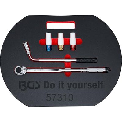 BGS Diy 57310 Zestaw serwisowy do zmiany koła 5 szt. BGS Diy 57310 Zestaw serwisowy do zmiany koła 5 szt.