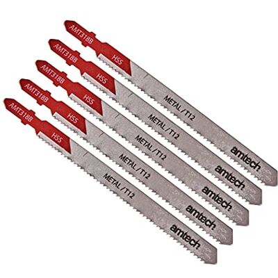 Amtech M1614 zestaw metalowych ostrzy do wyrzynarki, różne kolory, jeden rozmiar Amtech M1614 zestaw metalowych ostrzy do wyrzynarki, różne kolory, jeden rozmiar