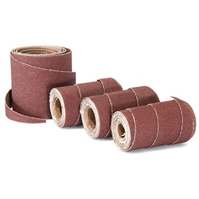 WEN 65910SP120 ziarnistość 120 25 cm wstępnie przycięta gotowa do owinięcia papier ścierny do bębnów, 4-pak WEN 65910SP120 ziarnistość 120 25 cm wstępnie przycięta gotowa do owinięcia papier ścierny do bębnów, 4-pak