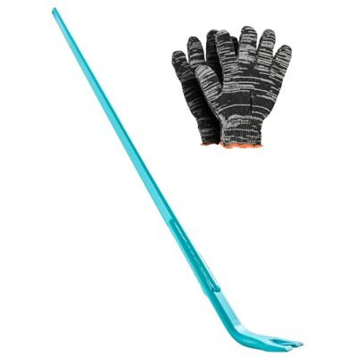 VEVOR Pręt do podważania potwora z otwartym kątem, uchwyt ze stali węglowej 132 cm, nośność 907 kg, drążek podważający, łom do betonu, rozbiórki, łomu, idealny do budowy i zastosowań przemysłowych VEVOR Pręt do podważania potwora z otwartym kątem, uchwyt ze stali węglowej 132 cm, nośność 907 kg, drążek podważający, łom do betonu, rozbiórki, łomu, idealny do budowy i zastosowań przemysłowych