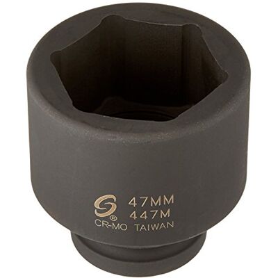 Sunex 447M 3/4" Drive Standard 6-punktowe metryczne gniazdo udarowe, 47 mm Sunex 447M 3/4" Drive Standard 6-punktowe metryczne gniazdo udarowe, 47 mm