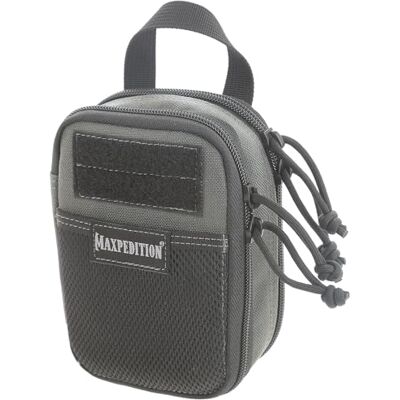0258W Maxpedition Dwupokładowy mini organizer kieszonkowy (10 cm x 6,3 cm x 15 cm), torba EDC, taktyczna torba na narzędzia do organizacji, akcesoria MOLLE do codziennego noszenia (szary wilk) 0258 W 0258W Maxpedition Dwupokładowy mini organizer kieszonkowy (10 cm x 6,3 cm x 15 cm), torba EDC, taktyczna torba na narzędzia do organizacji, akcesoria MOLLE do codziennego noszenia (szary wilk) 0258 W