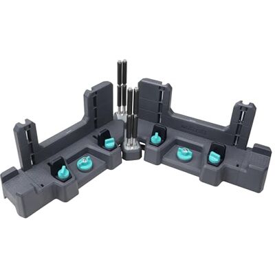 wolfcraft Skrzynka skośna i ukośna PRO I 6956000 I Rozwiązanie 2 w 1 do listew przypodłogowych o idealnym dopasowaniu wolfcraft Skrzynka skośna i ukośna PRO I 6956000 I Rozwiązanie 2 w 1 do listew przypodłogowych o idealnym dopasowaniu
