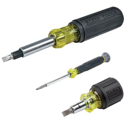 KLEIN TOOLS Zestaw wkrętaków wielobitowych i nakrętek (3-częściowy) KLEIN TOOLS Zestaw wkrętaków wielobitowych i nakrętek (3-częściowy)