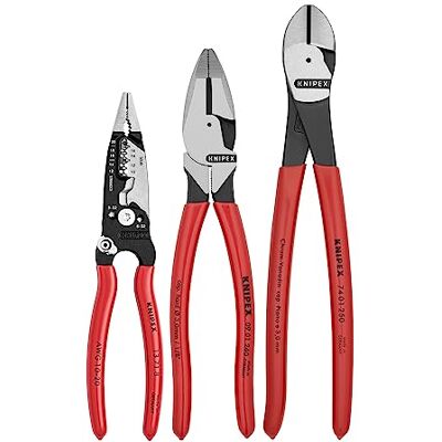 KNIPEX Narzędzia 9K 00 80 158 US 3-częściowy zestaw elektryczny KNIPEX Narzędzia 9K 00 80 158 US 3-częściowy zestaw elektryczny