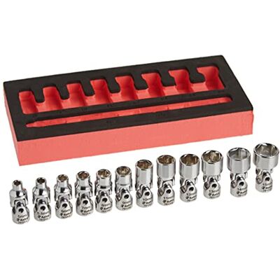 Astro Pneumatic Tool 12-częściowy zestaw nasadek z napędem 1/4 cala 6-punktowy metryczny Astro Pneumatic Tool 12-częściowy zestaw nasadek z napędem 1/4 cala 6-punktowy metryczny