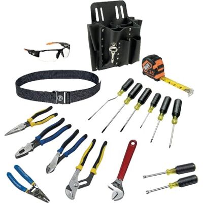 KLEIN TOOLS Ogólny zestaw narzędzi ręcznych, liczba szt. 18 KLEIN TOOLS Ogólny zestaw narzędzi ręcznych, liczba szt. 18