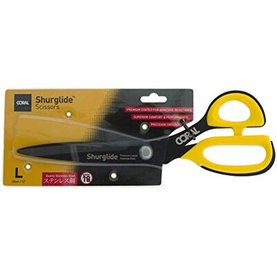 CORAL 56801 nożyczki shurglide z wysokiej jakości powlekanym ostrzem ze stali nierdzewnej do tapety duże 30 cm / 12 cali CORAL 56801 nożyczki shurglide z wysokiej jakości powlekanym ostrzem ze stali nierdzewnej do tapety duże 30 cm / 12 cali