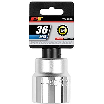 PERFORMANCE TOOL クリーパー シートツールボックス 1 3/4" Dr 36mm 12pt Socket W34836 PERFORMANCE TOOL クリーパー シートツールボックス 1 3/4" Dr 36mm 12pt Socket W34836