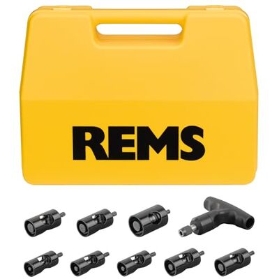 Rems KALIGRATE SET ALLROUND 26 Ø 14 x 2-26 x 3 mm (wytrzymałe narzędzie wysokiej jakości do kalibracji i usuwania zadziorów zewnętrznych/wewnętrznych rur) 114001 R Rems KALIGRATE SET ALLROUND 26 Ø 14 x 2-26 x 3 mm (wytrzymałe narzędzie wysokiej jakości do kalibracji i usuwania zadziorów zewnętrznych/wewnętrznych rur) 114001 R
