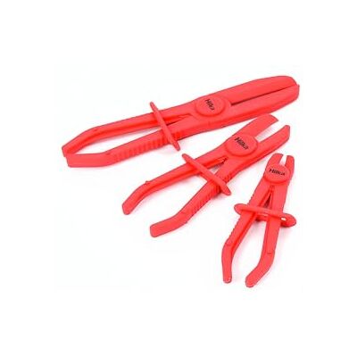 Hilka Tools 12701003 3-częściowe szczypce zaciskowe do węża, czerwone Hilka Tools 12701003 3-częściowe szczypce zaciskowe do węża, czerwone
