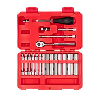 TEKTON SKT05202 6-punktowe gniazdo nasadowe 1/4" i grzechotka, 34-częściowy (4-15 mm) SKT05202 TEKTON SKT05202 6-punktowe gniazdo nasadowe 1/4" i grzechotka, 34-częściowy (4-15 mm) SKT05202