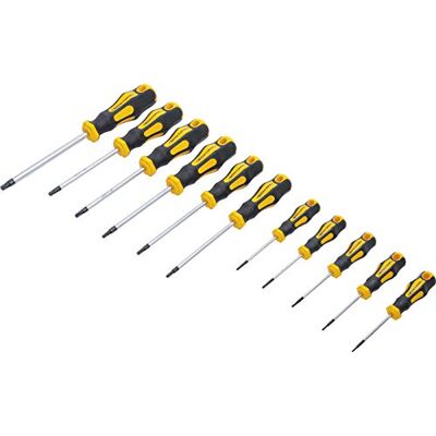 BGS Do it yourself BGS Diy 7845 Zestaw wkrętaków profil T (do Torx) z otworem T6 T40 11 szt. BGS Do it yourself BGS Diy 7845 Zestaw wkrętaków profil T (do Torx) z otworem T6 T40 11 szt.