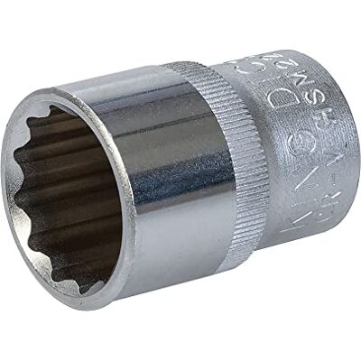King Dick Toolstream HSM220 gniazdo 1/2 cala SD 12 pt klucz metryczny, stal King Dick Toolstream HSM220 gniazdo 1/2 cala SD 12 pt klucz metryczny, stal
