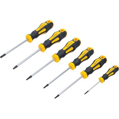 BGS Do it yourself BGS Diy 35826 Zestaw wkrętaków profil T (do Torx) T10 T30 6 szt. BGS Do it yourself BGS Diy 35826 Zestaw wkrętaków profil T (do Torx) T10 T30 6 szt.