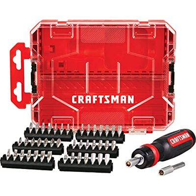 Craftsman Wkrętak grzechotkowy, 44 szt. (CMHT68017), czerwony Craftsman Wkrętak grzechotkowy, 44 szt. (CMHT68017), czerwony