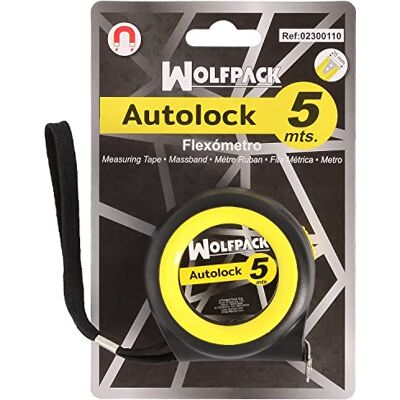 WOLFPACK Flexometr System Autolock z automatycznym hamulcem Długość 5 metrów Szerokość taśmy 25 mm. Magnetyczny. Taśma miernicza Automatyczny hamulec WOLFPACK Flexometr System Autolock z automatycznym hamulcem Długość 5 metrów Szerokość taśmy 25 mm. Magnetyczny. Taśma miernicza Automatyczny hamulec