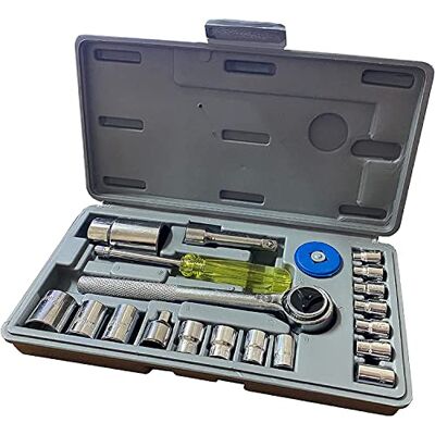 KIPPEN 1242AS - 21 sztuka - plastikowe etui - Socket wrench set KIPPEN 1242AS - 21 sztuka - plastikowe etui - Socket wrench set