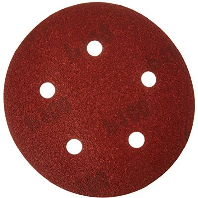 PORTER-CABLE 735501025 papier ścierny z haczykami i pętlami, ziarnistość 100 z 5 otworami (25-pak) PORTER-CABLE 735501025 papier ścierny z haczykami i pętlami, ziarnistość 100 z 5 otworami (25-pak)