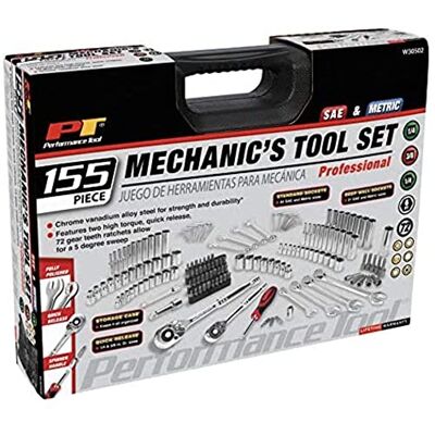 PERFORMANCE TOOL W30502 155 szt. zestaw narzędzi mechanicznych PERFORMANCE TOOL W30502 155 szt. zestaw narzędzi mechanicznych