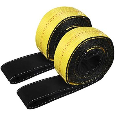 JCHL Pasy do podnoszenia 25 cm x 5 cm, pojemność 6,8 kg, 2-pak, wytrzymałe zawiesia do podnoszenia, pasek do odzyskiwania, pasek do wciągarki JCHL Pasy do podnoszenia 25 cm x 5 cm, pojemność 6,8 kg, 2-pak, wytrzymałe zawiesia do podnoszenia, pasek do odzyskiwania, pasek do wciągarki