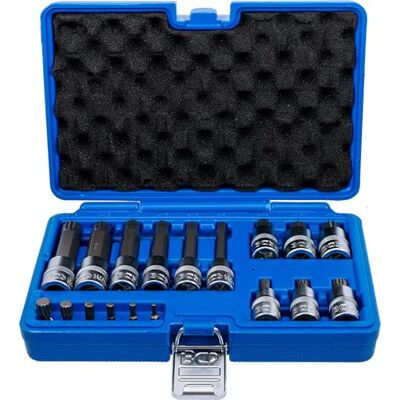 BGS 5172 Zestaw nasadek do bitów 6,3 mm (1/4") / 12,5 mm (1/2") gniazdo wielokątne (do XZN) 18 szt. BGS 5172 Zestaw nasadek do bitów 6,3 mm (1/4") / 12,5 mm (1/2") gniazdo wielokątne (do XZN) 18 szt.