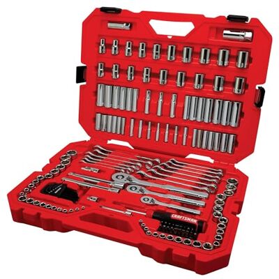 Craftsman 159-częściowy zestaw narzędzi mechanicznych (CMMT12125) Craftsman 159-częściowy zestaw narzędzi mechanicznych (CMMT12125)
