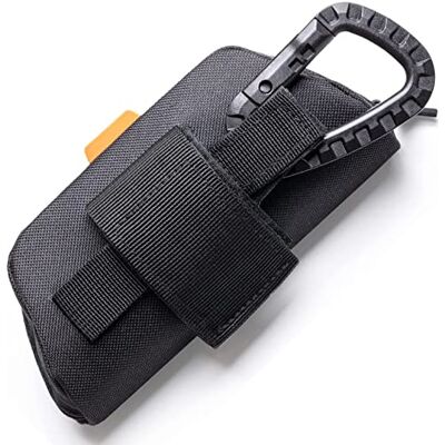GP-CASE-BLK GPCA Walizka użytkowa, mała torba na narzędzia z klipsem ABS i paskami MOLLE, uniwersalna torba na pasek do jeepa, samochodu lub roweru, wytrzymała walizka narzędziowa na okulary, klucze, narzędzia GP-CASE-BLK GPCA Walizka użytkowa, mała torba na narzędzia z klipsem ABS i paskami MOLLE, uniwersalna torba na pasek do jeepa, samochodu lub roweru, wytrzymała walizka narzędziowa na okulary, klucze, narzędzia