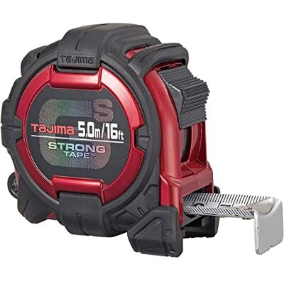 Tajima Taśma miernicza SAE i waga metryczna 5 m x 2,5 cm taśma pomiarowa GS-Lock z ostrzem powlekanym akrylem i uchwytem na pas bezpieczeństwa GSSF-165MBW Tajima Taśma miernicza SAE i waga metryczna 5 m x 2,5 cm taśma pomiarowa GS-Lock z ostrzem powlekanym akrylem i uchwytem na pas bezpieczeństwa GSSF-165MBW