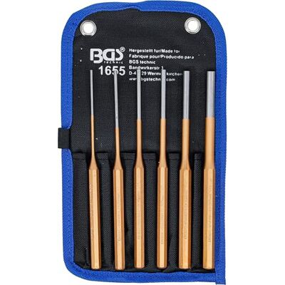 BGS 1655 Zestaw wybijaków zawleczek 200 mm 3 10 mm 6 szt. BGS 1655 Zestaw wybijaków zawleczek 200 mm 3 10 mm 6 szt.