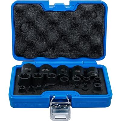 BGS 74554 Zestaw nasadek udarowych profil E Plus 6,3 mm (1/4"), 10 mm (3/8"), 12,5 mm (1/2") EP4 E32 19 szt. BGS 74554 Zestaw nasadek udarowych profil E Plus 6,3 mm (1/4"), 10 mm (3/8"), 12,5 mm (1/2") EP4 E32 19 szt.