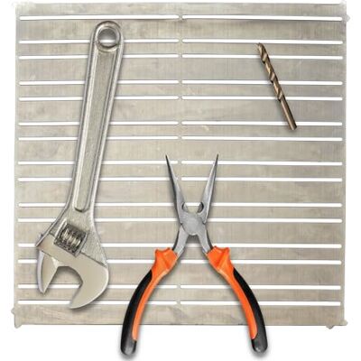 Kings County Tools Magnetyczny uchwyt narzędziowy 30,5 cm x 30,5 cm, uporządkuj swój warsztat, unikaj bałaganu w półce garażowej i szufladach, trzymaj narzędzia w gotowości, przymocuj do większości Kings County Tools Magnetyczny uchwyt narzędziowy 30,5 cm x 30,5 cm, uporządkuj swój warsztat, unikaj bałaganu w półce garażowej i szufladach, trzymaj narzędzia w gotowości, przymocuj do większości