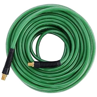 Metabo Wąż powietrzny 1/4 cala x 100 stóp profesjonalny poliuretan 300 PSI 19413QPM, zielony Metabo Wąż powietrzny 1/4 cala x 100 stóp profesjonalny poliuretan 300 PSI 19413QPM, zielony