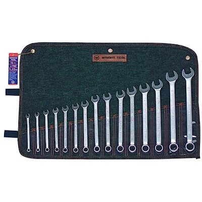 Wright Tool 752 12-punktowy zestaw kluczy płasko-oczkowych metrycznych, 7 mm 22 mm (15-częściowy) Wright Tool 752 12-punktowy zestaw kluczy płasko-oczkowych metrycznych, 7 mm 22 mm (15-częściowy)