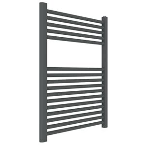 ERCOS Podgrzewacz do ręczników Termopatio Łazienka Rozmiar 600x770 MM Grzejnik Kolor Graffite Matowy, 1/2 "Wyposażony w zestaw montażowy ERCOS Podgrzewacz do ręczników Termopatio Łazienka Rozmiar 600x770 MM Grzejnik Kolor Graffite Matowy, 1/2 "Wyposażony w zestaw montażowy