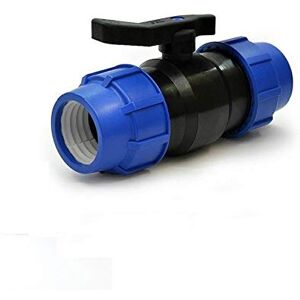 GASMIS Zawór kulowy PP, 2-krotna, mufa zaciskowa, 32 x 32 mm, zacisk x zacisk PP, złączka zaciskowa, zawór kulowy PP, zawór odcinający z dwustronnym złączem pierścieniowym zaciskowym, do rur z polietylenu, GASMIS Zawór kulowy PP, 2-krotna, mufa zaciskowa, 32 x 32 mm, zacisk x zacisk PP, złączka zaciskowa, zawór kulowy PP, zawór odcinający z dwustronnym złączem pierścieniowym zaciskowym, do rur z polietylenu,
