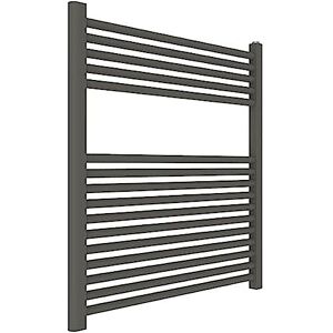 ERCOS Podgrzewacz do ręczników Termopatio Łazienka Rozmiar 750x770 MM Grzejnik Kolor Matowy Kwarcowy, 1/2" Dołączone Z Zestawem Montażowym ERCOS Podgrzewacz do ręczników Termopatio Łazienka Rozmiar 750x770 MM Grzejnik Kolor Matowy Kwarcowy, 1/2" Dołączone Z Zestawem Montażowym