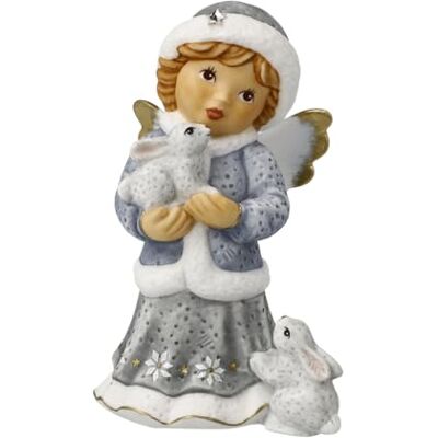 Goebel Figurka anioła na spacer zimowy anioł zimowy Nina & Marco Goebel Figurka anioła na spacer zimowy anioł zimowy Nina & Marco