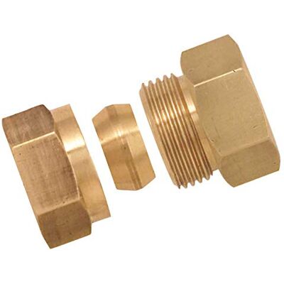 BOUTTE Boutté 3139740 połączenie śrubowe rurowe z podwójnym stożkiem, mosiądz, żeński, 20 x 27, średnica rury 18 mm BOUTTE Boutté 3139740 połączenie śrubowe rurowe z podwójnym stożkiem, mosiądz, żeński, 20 x 27, średnica rury 18 mm
