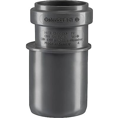 Ostendorf 171710 HTsafe redukcja DN 40/32 mm rura HT, szara Ostendorf 171710 HTsafe redukcja DN 40/32 mm rura HT, szara